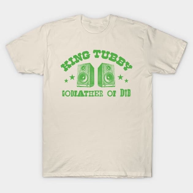 King Tubby Godfather of Dub Speakers T-Shirt by HAPPY TRIP PRESS